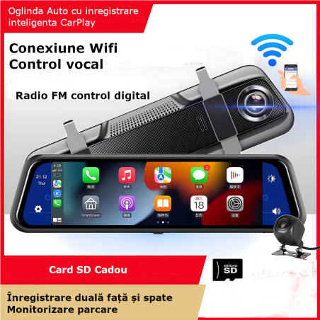 Oglinda Inteligenta DVR Masina