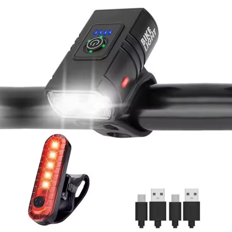 Set Lumini Bicicleta, Trotineta, Far Cu Led